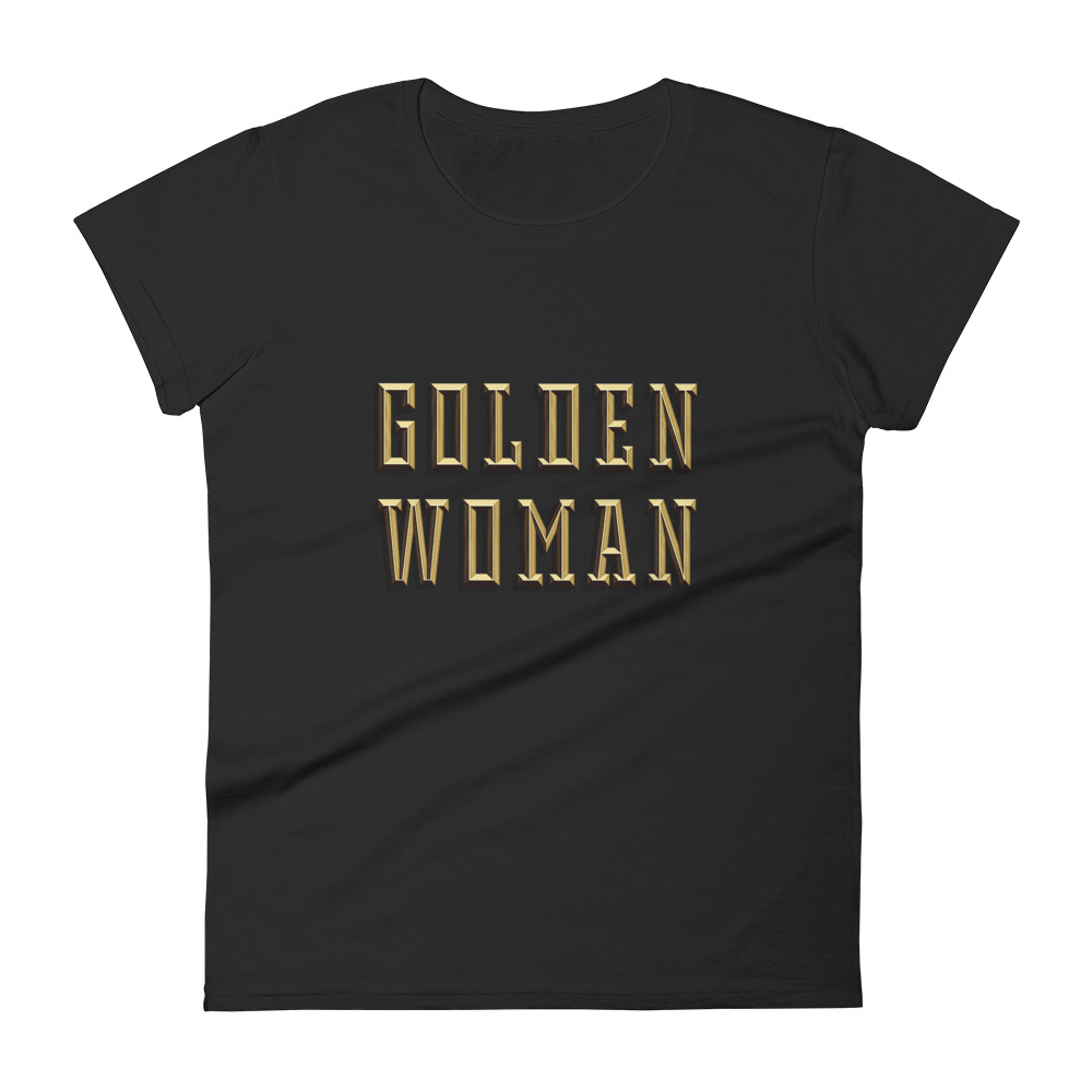 She is apparel Golden Woman T-shirt