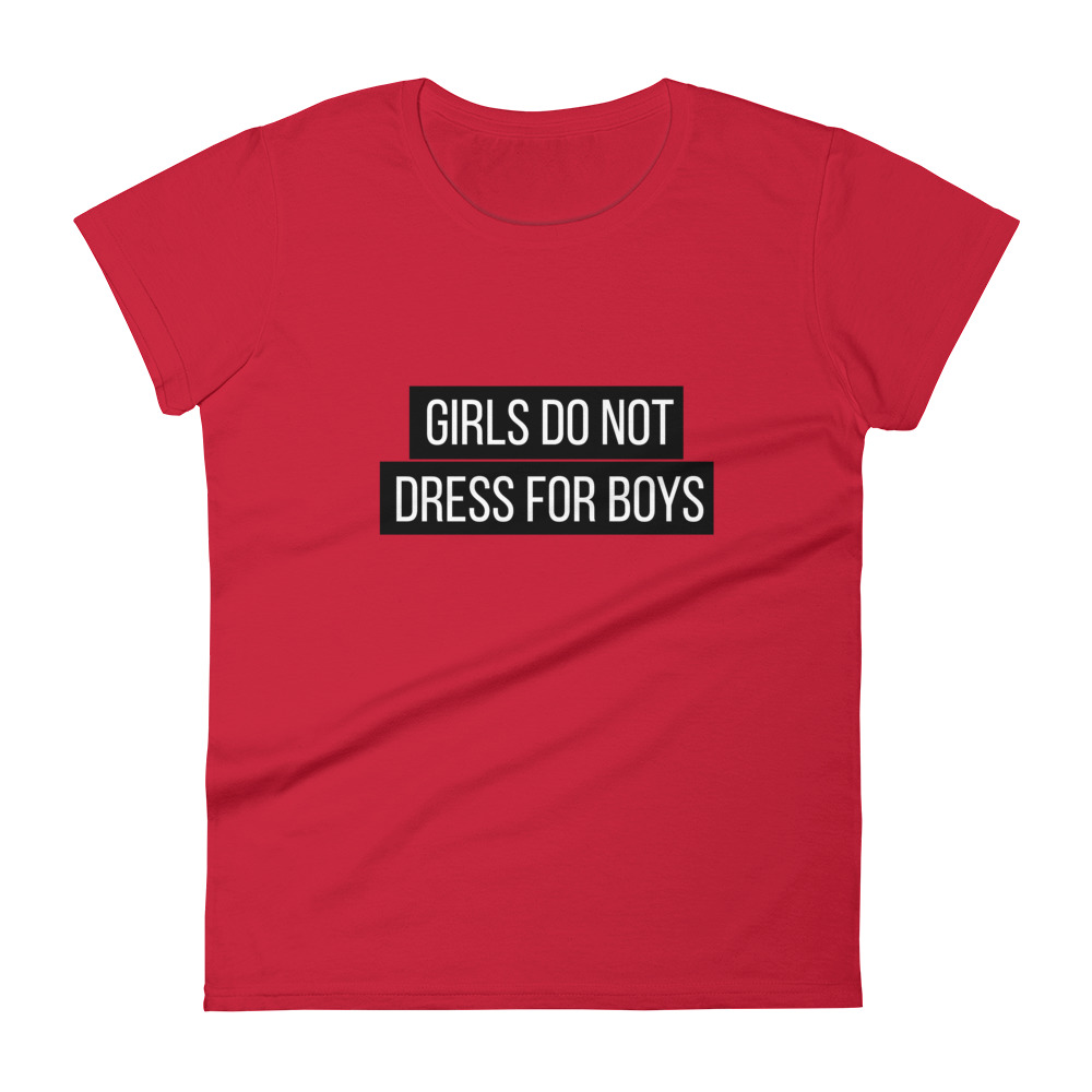She is apparel Girl don't dress for boys T-Shirt