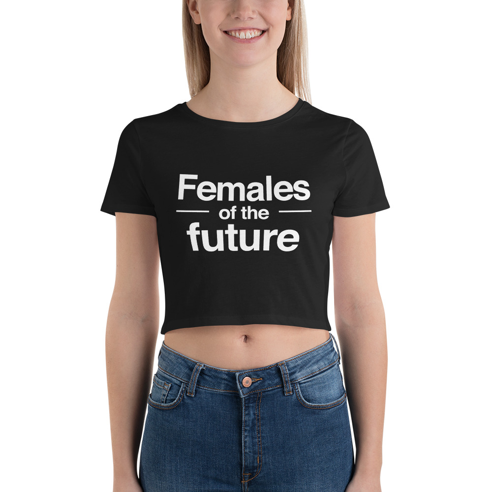 She is apparel Females of the Future crop top