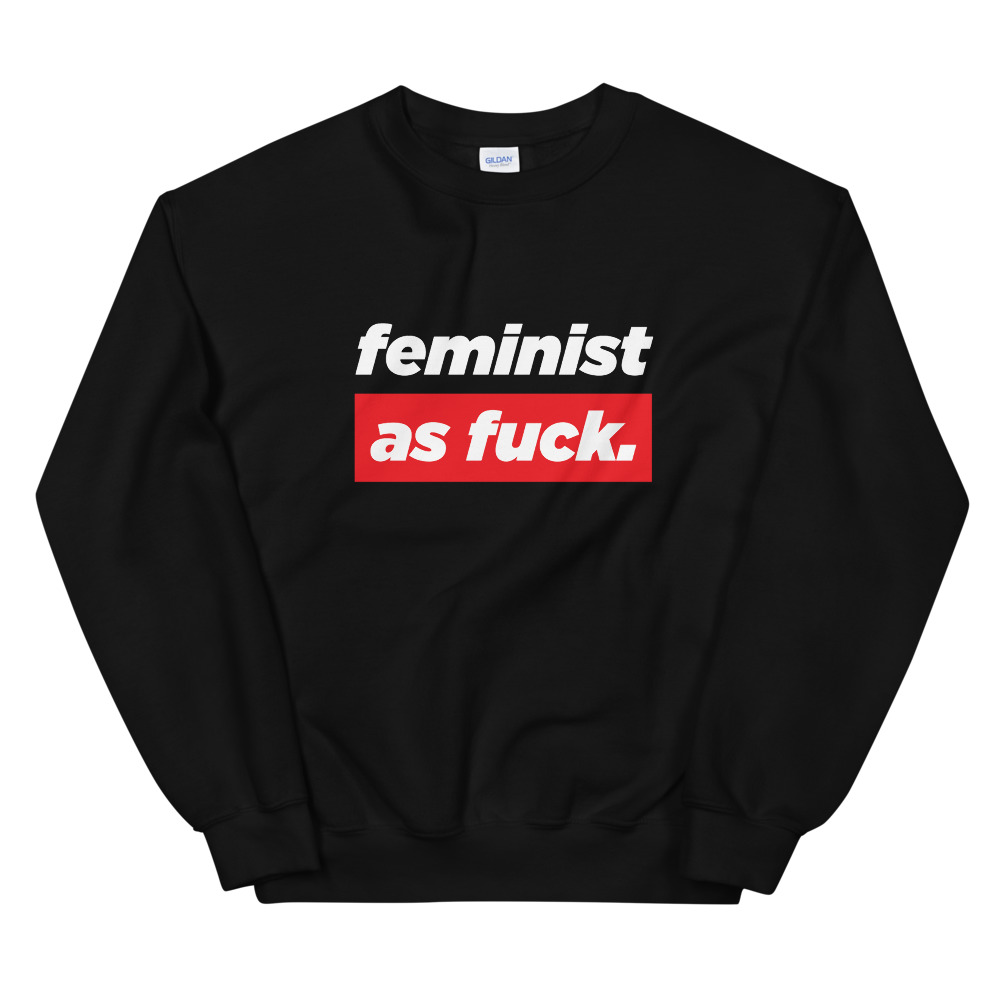She is apparel Feminist as F*ck hoodie