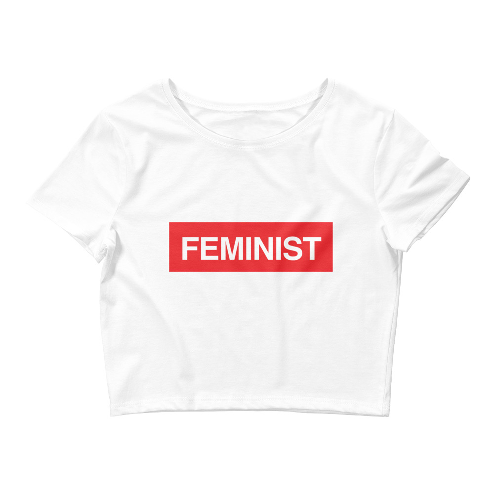 She is Apparel Feminist Crop Top