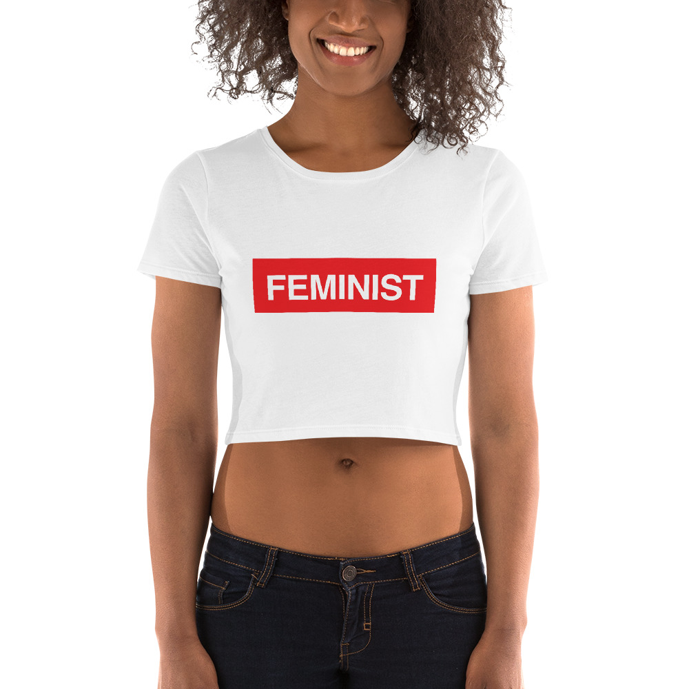She is Apparel Feminist Crop Top