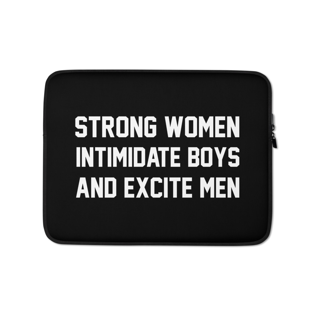 She is apparel Strong Women laptop sleeve