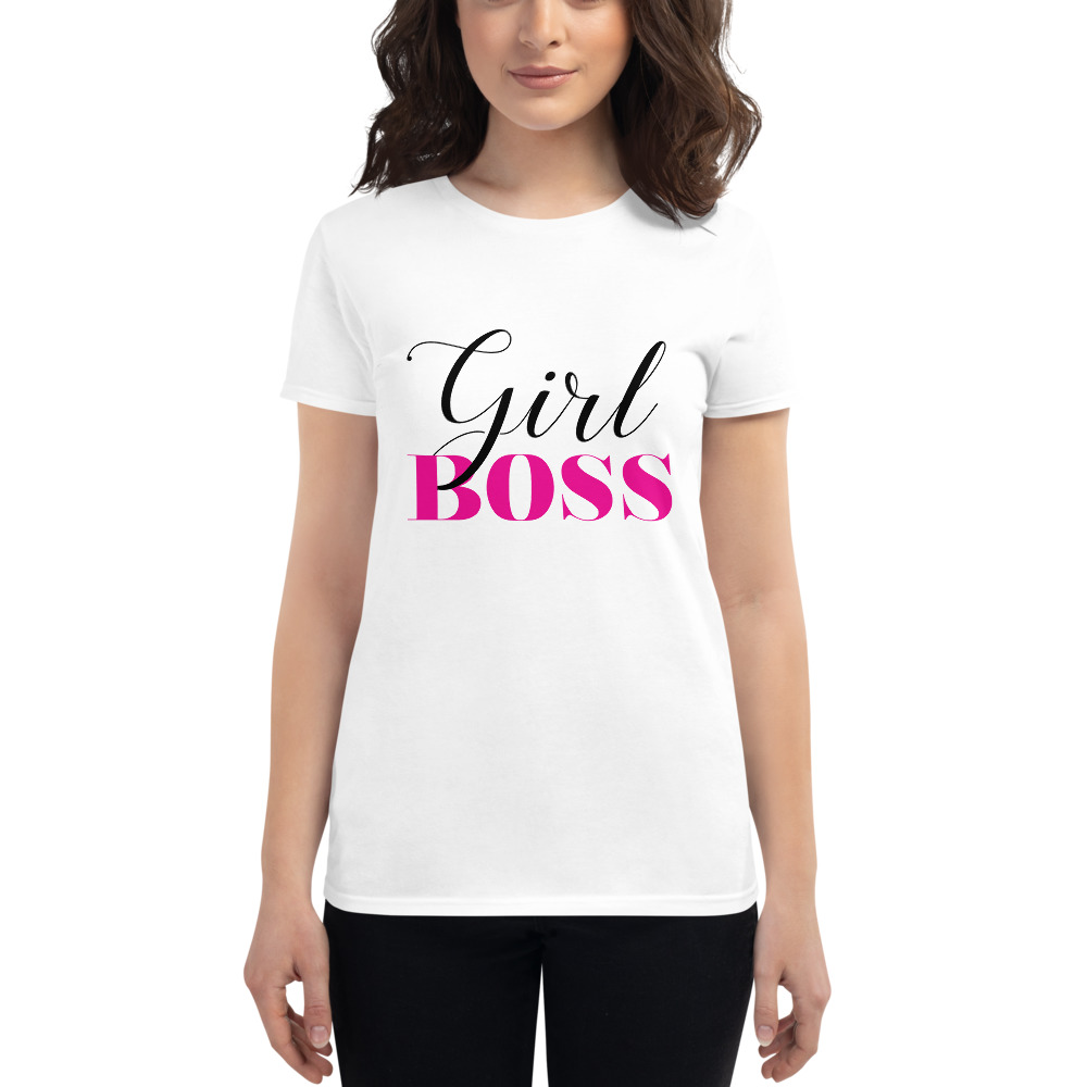 She is apparel Girl Boss short sleeve t-shirt