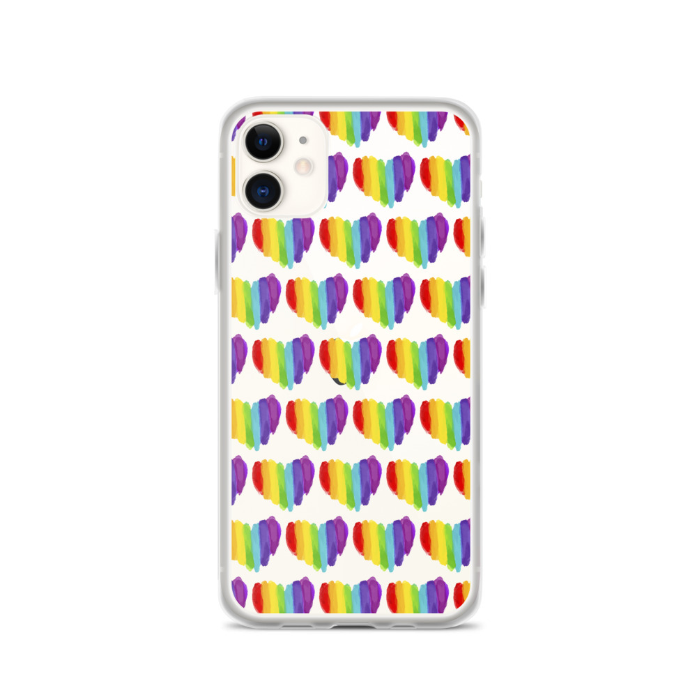 She is apparel Pride heart iPhone Case