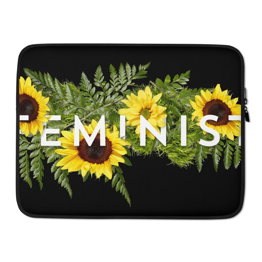 she is apparel Sunflowers laptop sleeve