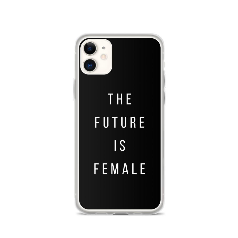 she is apparel The future is female iPhone Case