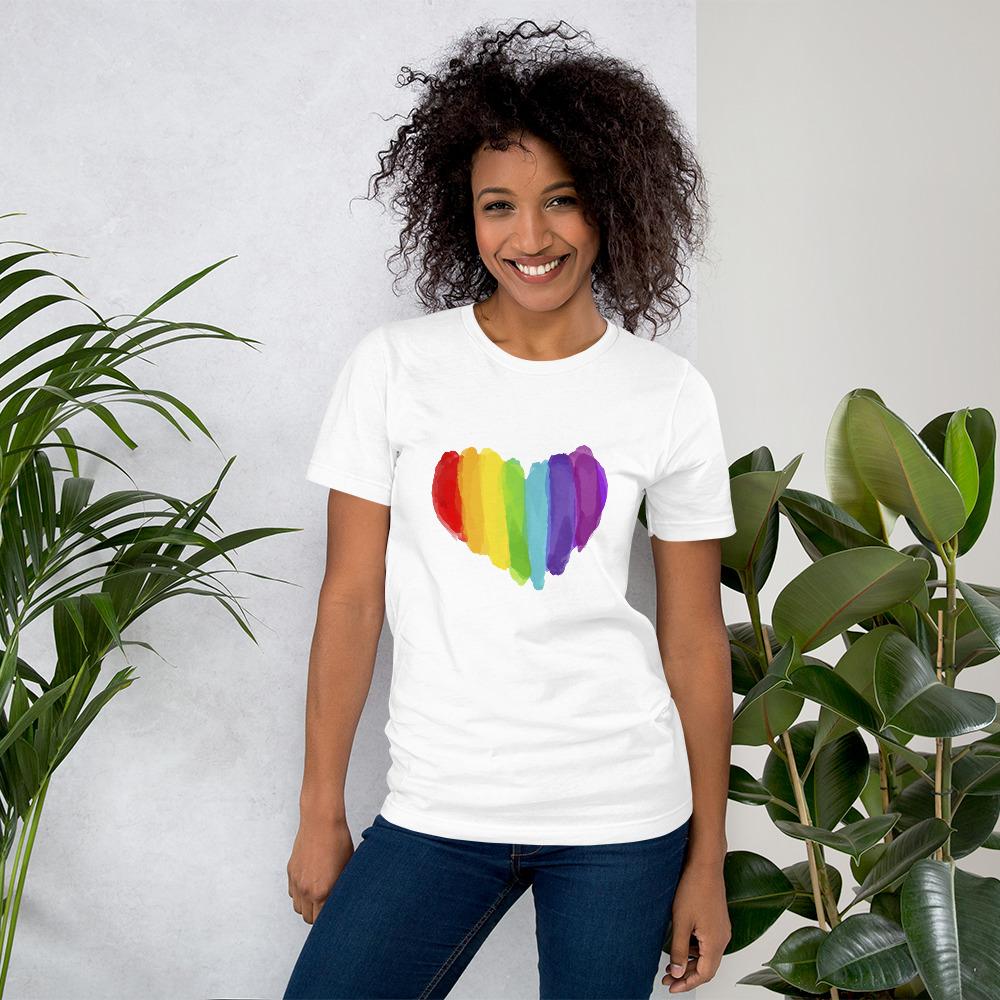 She is apparel Pride heart T-Shirt