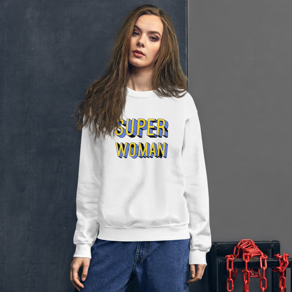 she is apparel Super Woman sweatshirt