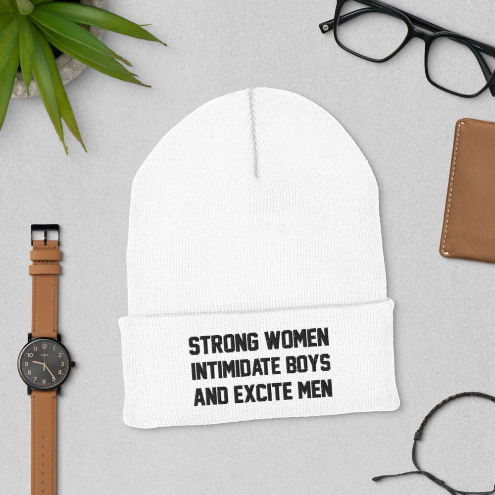 She is apparel Strong Women beanie