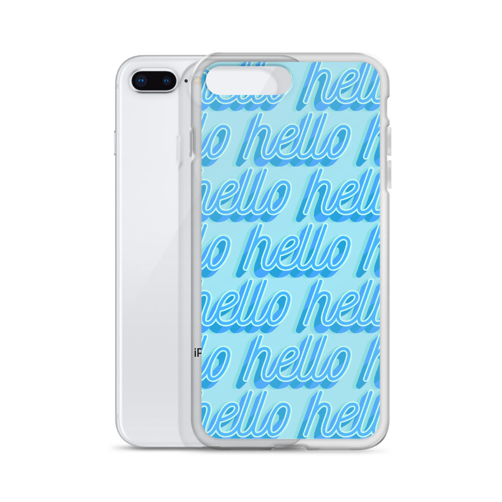 she is apparel Hello iPhone Case