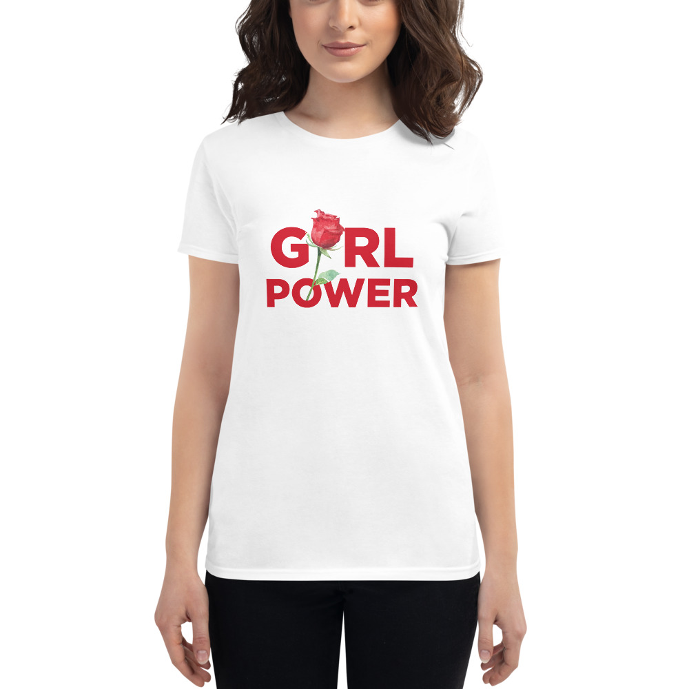 she is apparel Girl Power short sleeve t-shirt