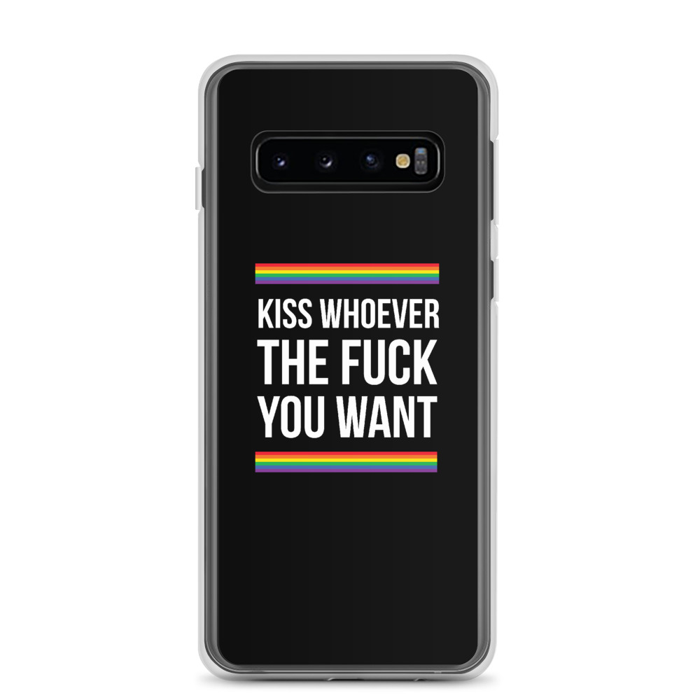 she is apparel Kiss Whoever the F*ck you want samsung case