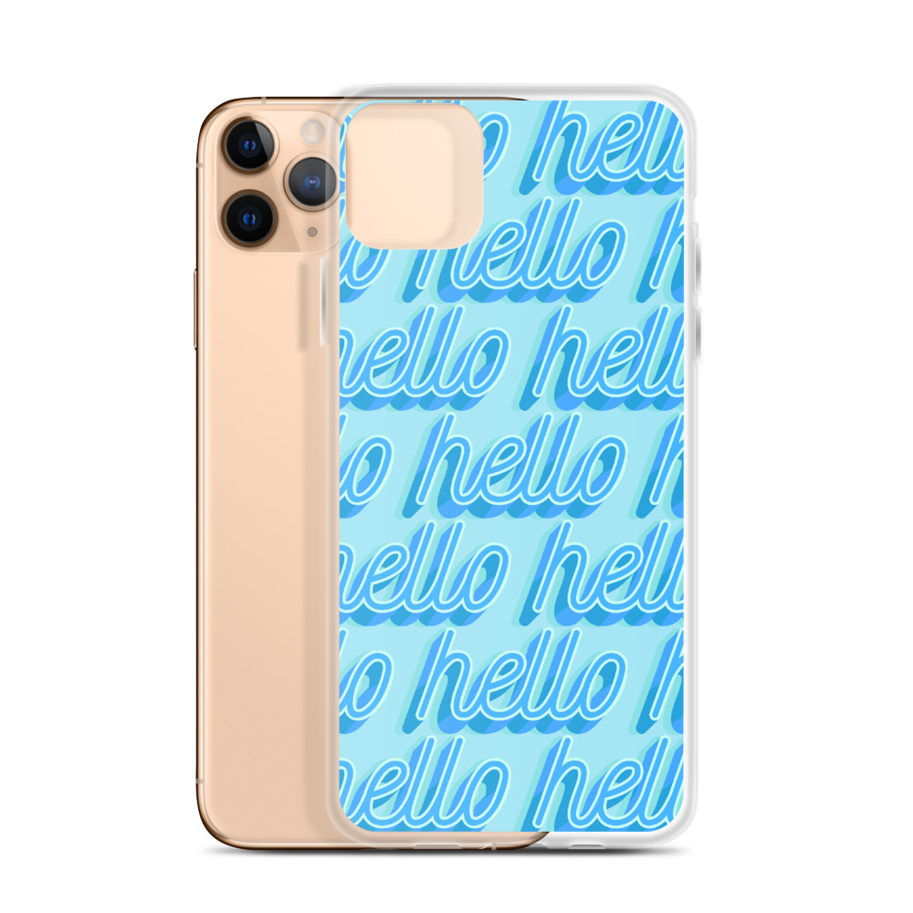 she is apparel Hello iPhone Case