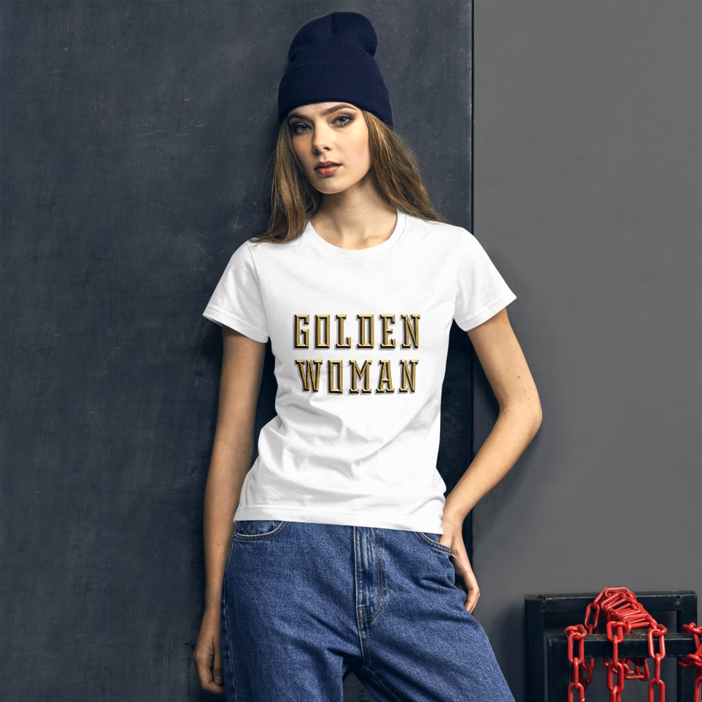 She is apparel Golden Woman T-shirt
