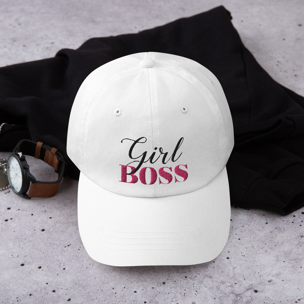 She is apparel Girl Boss dad hat