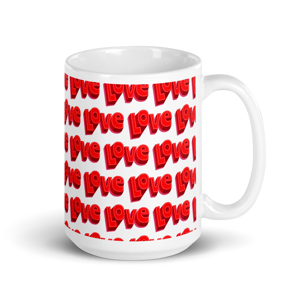 she is apparel Love mug