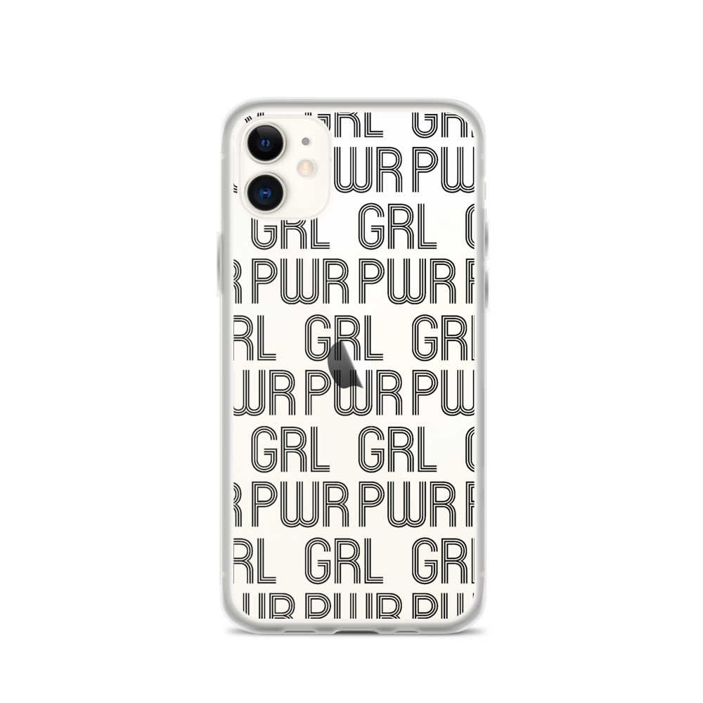 she is apparel Grl Pwr iPhone Case