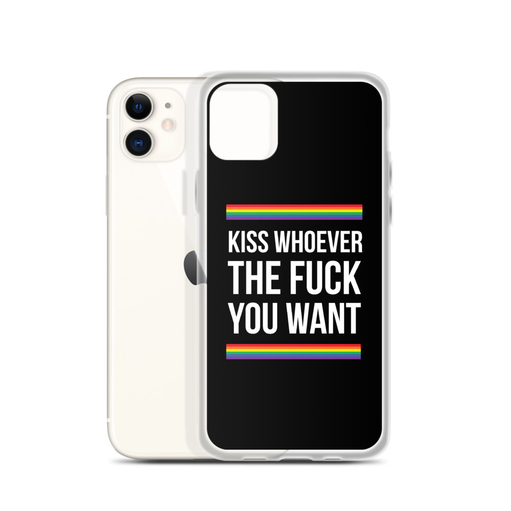 she is apparel Kiss Whoever the F*ck you want iphone case