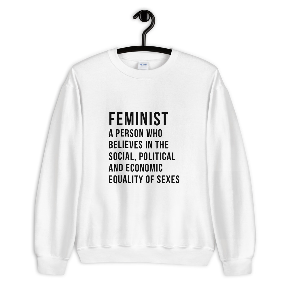 She is apparel Feminist Definition Sweatshirt