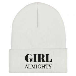 She is apparel Girl Almighty beanie