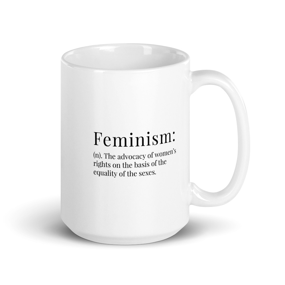 She is apparel Feminism Definition mug