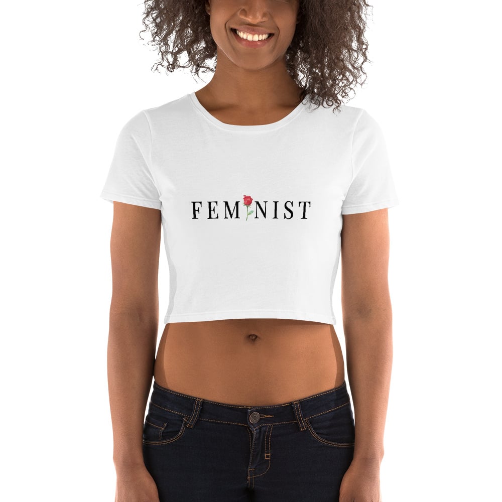 She is Apparel Feminist Rose T-Shirt