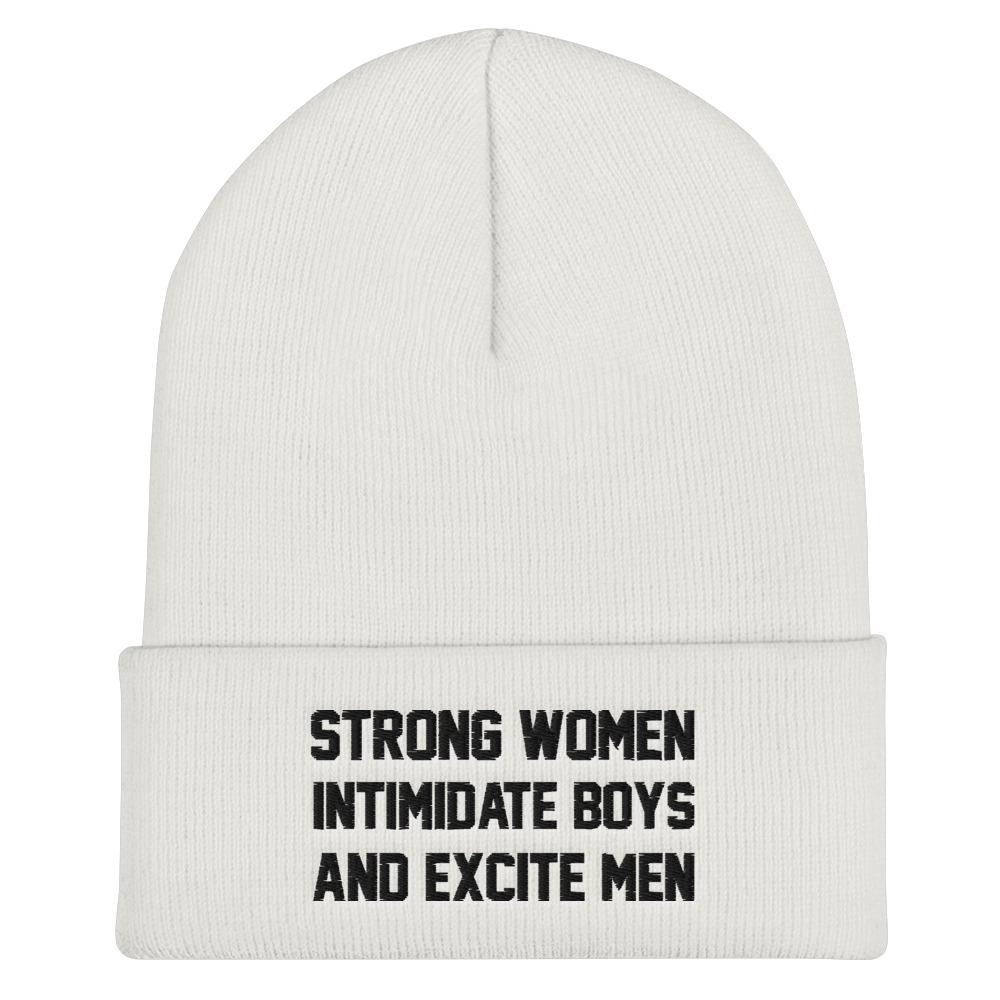 She is apparel Strong Women beanie