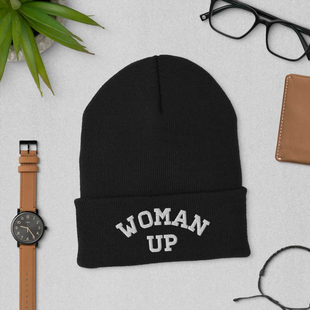 She is apparel Woman Up beanie