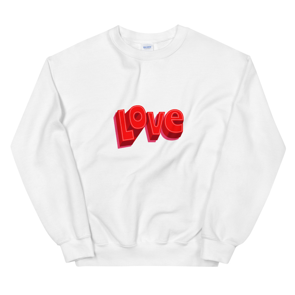 she is apparel Love Sweatshirt