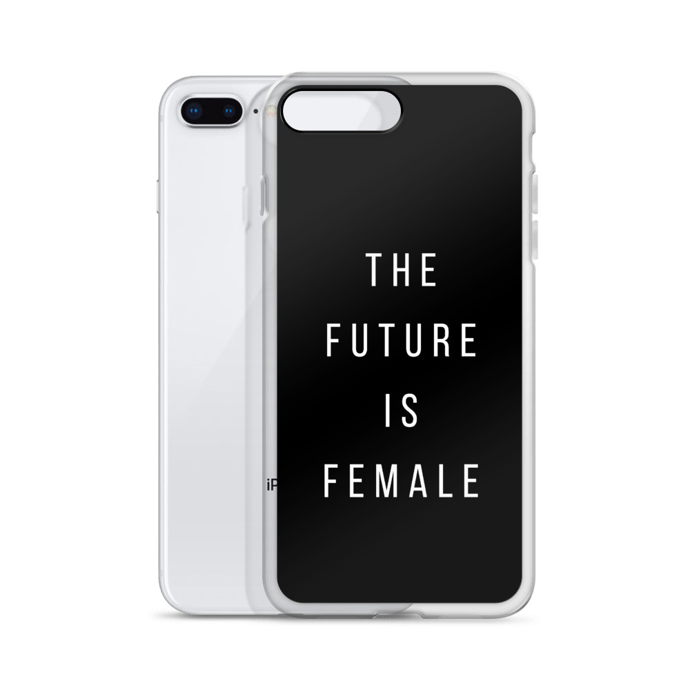 she is apparel The future is female iPhone Case