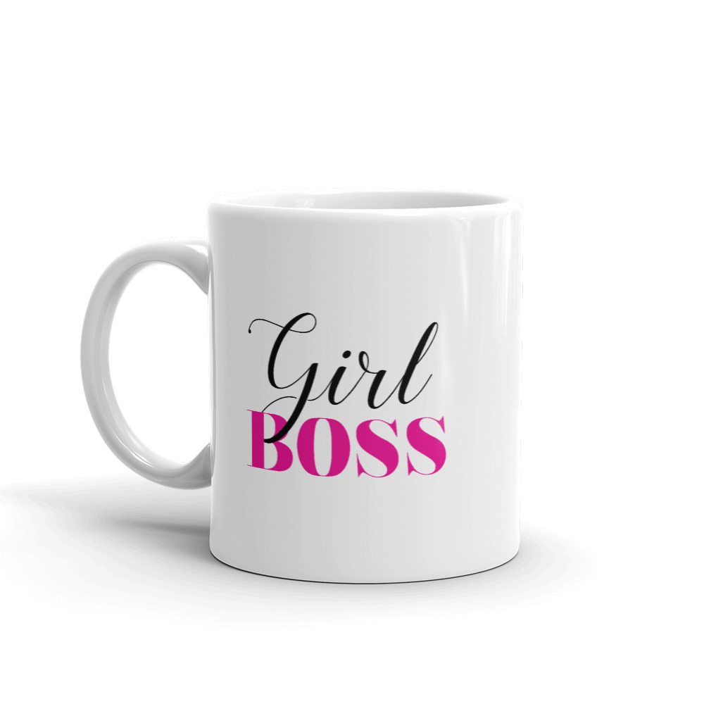 She is apparel Girl Boss mug