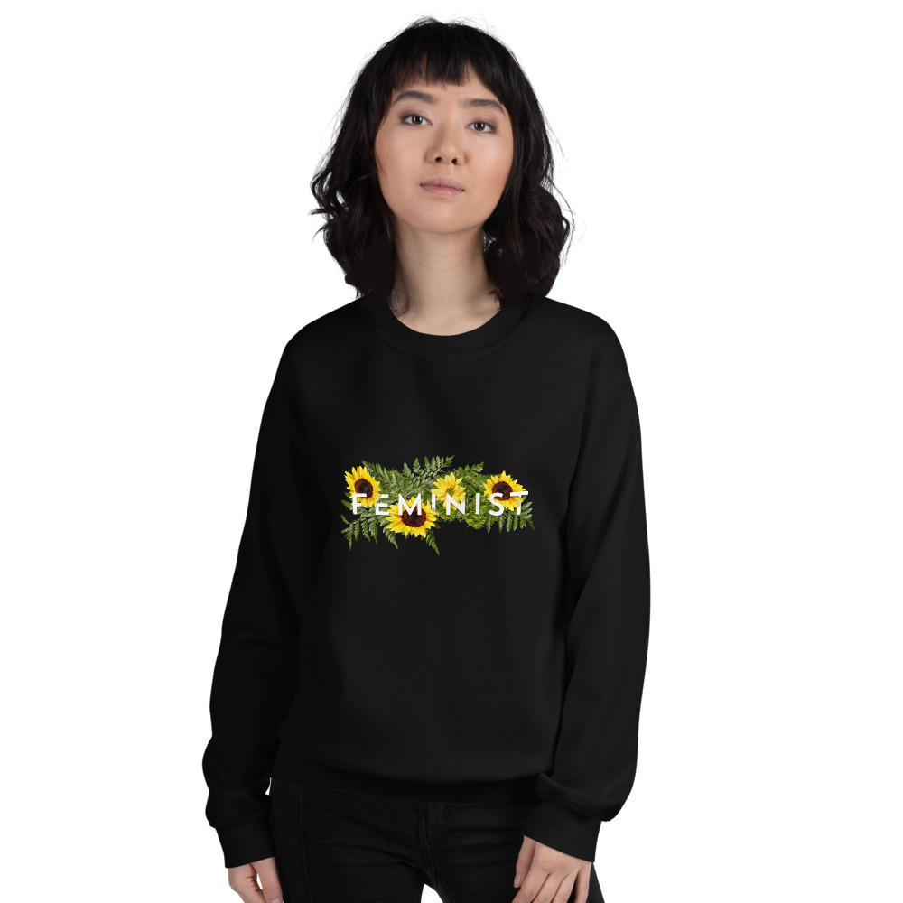 she is apparel Sunflowers sweatshirt