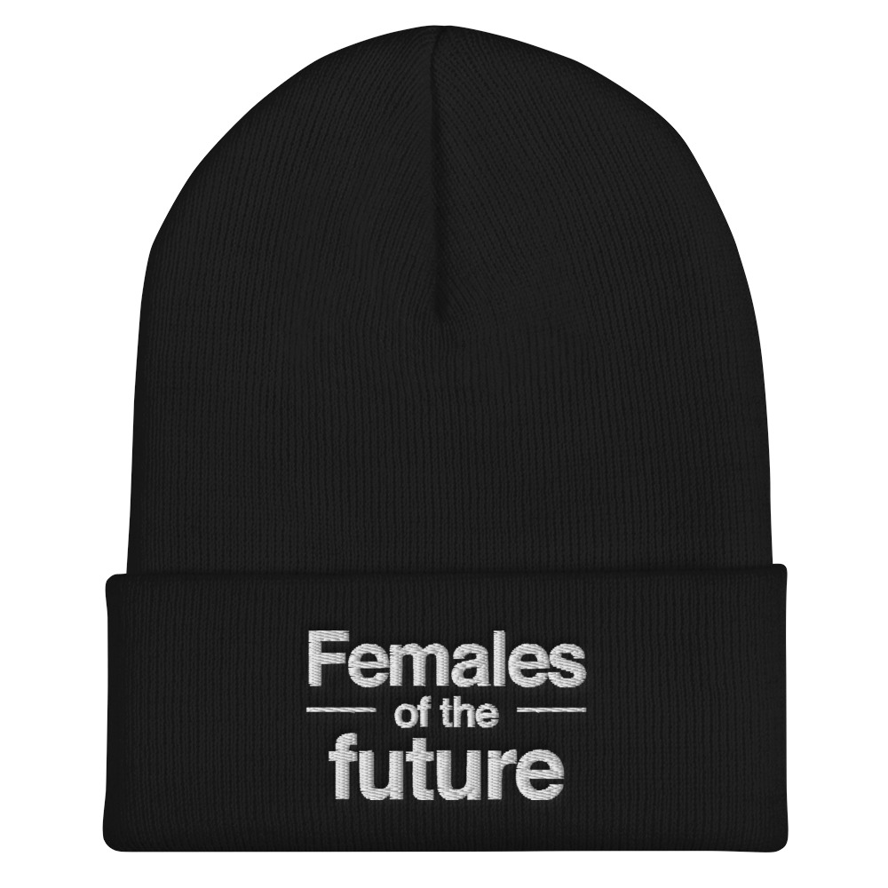 She is apparel Females of the Future beanie