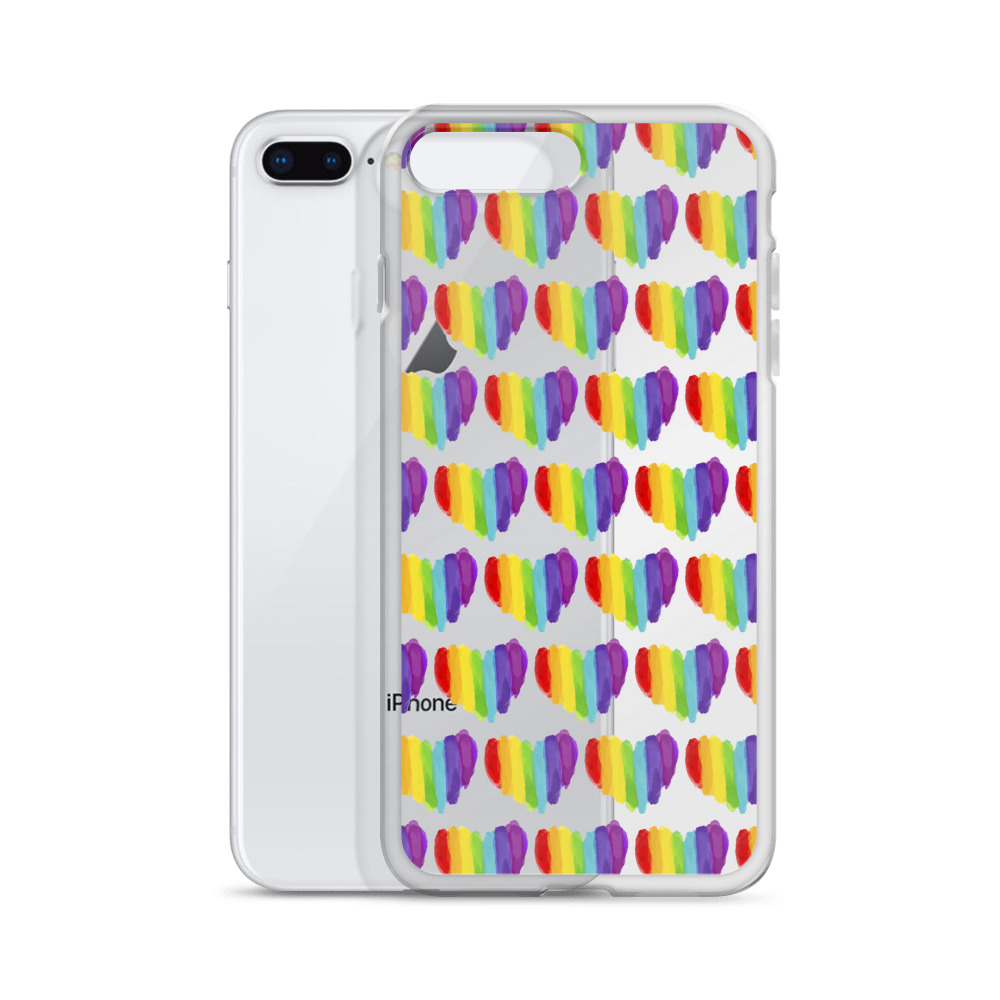 She is apparel Pride heart iPhone Case