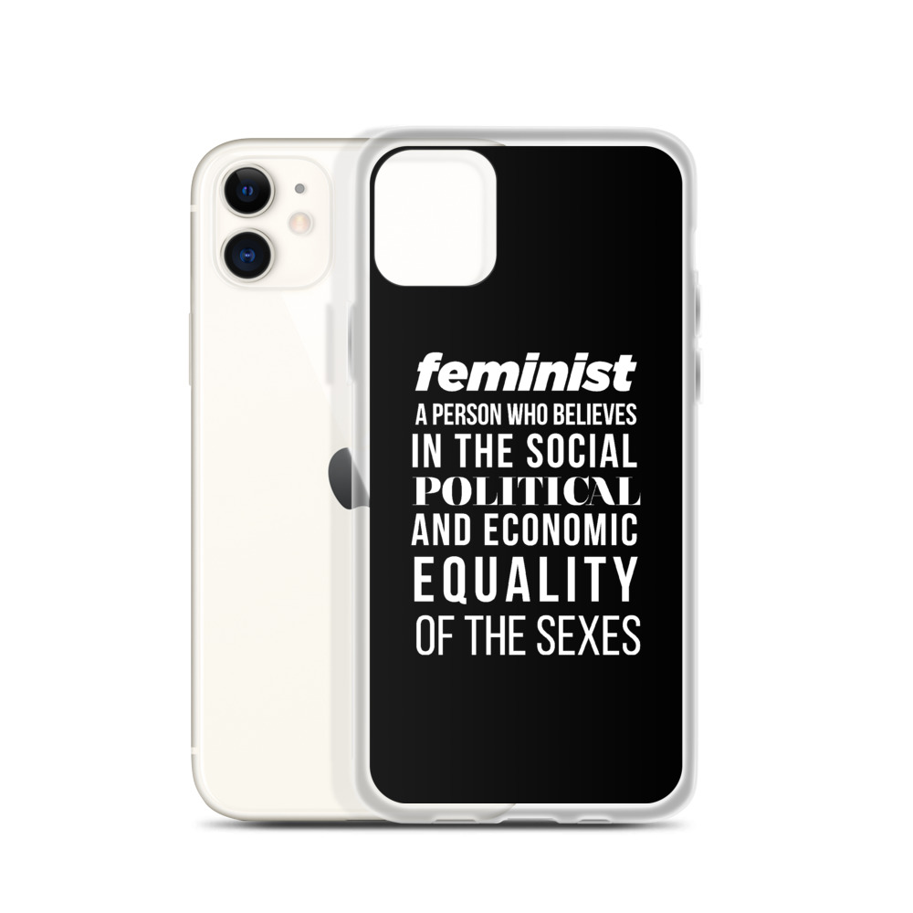 She is apparel Feminist Quote iPhone Case